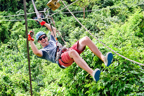 Rainforest Zip Line Tour in Antigua